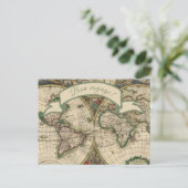 Bon voyage ! Carte du monde vintage (Debout devant)