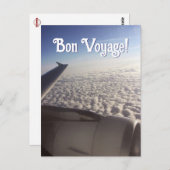 Bon Voyage Fenêtre Siège Carte postale (Devant / Derrière)