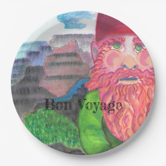 Bon Voyage Gnome Papieren Bordje