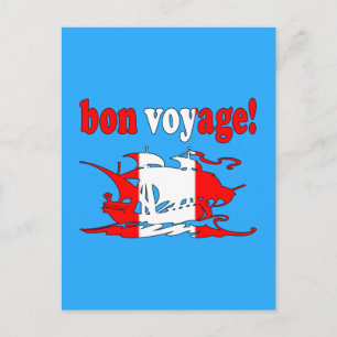 Bon Voyage - Good Trip in Canadian - Vacties Briefkaart