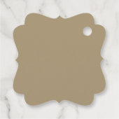 Bon Voyage heeft een fijne dag Bedankjes Labels (Achterkant)