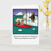 Bon Voyage Humour Carte de voeux "Spectickles" (Fleur jaune)