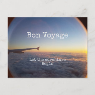 Bon Voyage, laat het avontuur beginnen Briefkaart