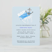Bon Voyage Nautical Farewell Party Invitation (Debout devant)