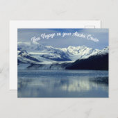 Bon Voyage op uw Alaska Cruise Groet Briefkaart (Voorkant / Achterkant)