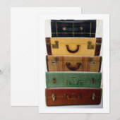 BON VOYAGE OU BIENVENUE INVITATION À LA MAISON (Devant / Derrière)