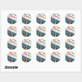 Bon Voyage Ronde Sticker (Vel)