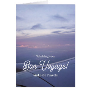 Bon Voyage Safe Travels Window Seat Uitzicht