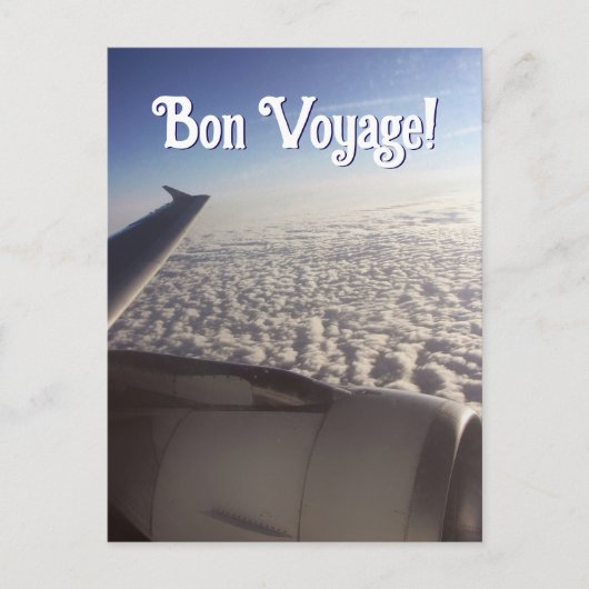 Bon Voyage Window Seat Briefkaart (Voorkant)