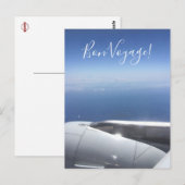 Bon Voyage Window Seat Briefkaart (Voorkant / Achterkant)