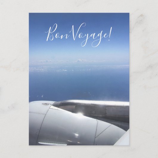 Bon Voyage Window Seat Briefkaart (Voorkant)