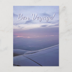 Bon Voyage Window Seat Briefkaart - Gepersonalisee