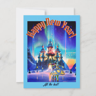 Bon Voyage Winter Ball Poster Feestdagenkaart