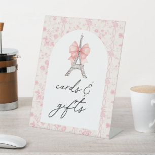 Bon Your Be Pink Toile Boeken en geschenken Reclamebord Met Voetstuk