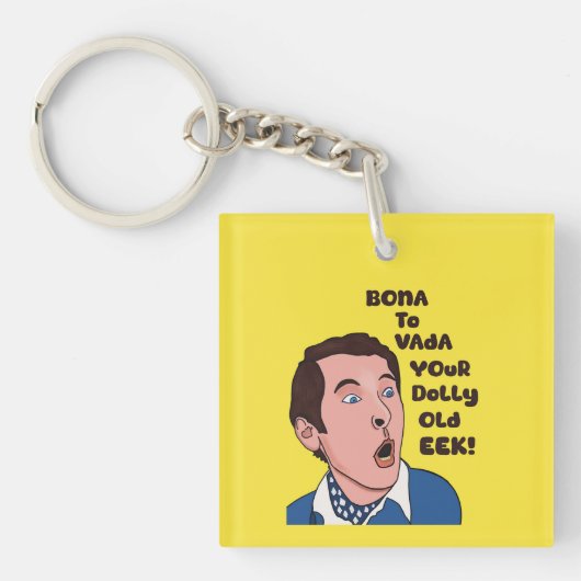 Bona to vada T shirt Sleutelhanger (voorkant)
