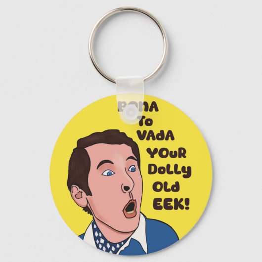 Bona to vada T shirt Sleutelhanger (Voorkant)