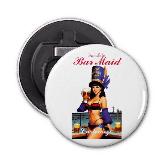 Bonafide Bar Maid Thunder_Cove Button Flesopener (Voorkant)