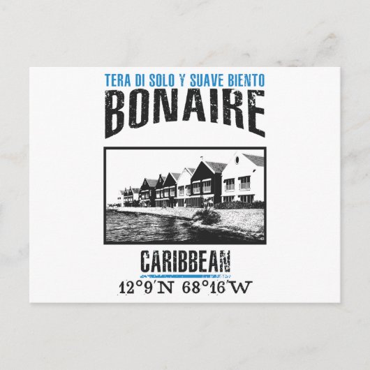 Bonaire Briefkaart (Voorkant)