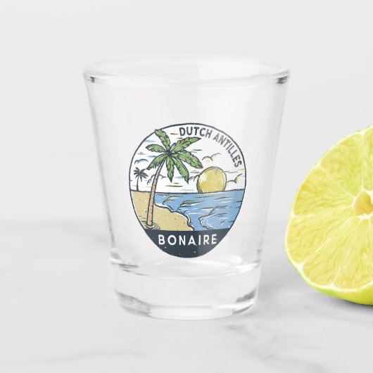 Bonaire Dutch Antilles  Shot Glas (Voorkant)