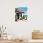 Bonaire fish shack sold out poster (Keuken)