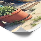 Bonaire fish shack sold out poster (Hoek)