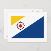 Bonaire Flag Briefkaart (Voorkant / Achterkant)