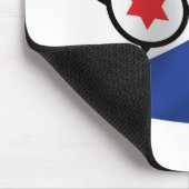 Bonaire Flag Mousepad Muismat (Hoek)