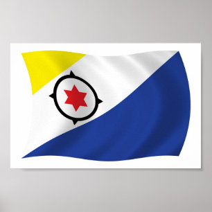 Bonaire Flag Poster Print