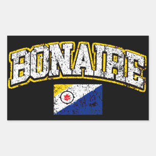 Bonaire Flag Rechthoekige Sticker