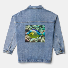 Bonaire papegaaivis denim jacket
