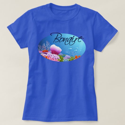 Bonaire reef t-shirt (Design voorkant)