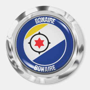 Bonaire Round Emblem Magneet