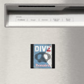 Bonaire  scuba duikmasker magneet (Insitu (Vaatwasser))