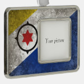 Bonaire Verzilverd Kader Ornament (Rechts)