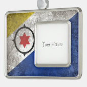 Bonaire Verzilverd Kader Ornament (Links)