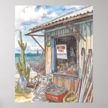 Bonaire visshack uitverkocht