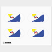 Bonaire Vlag Sticker (Vel)