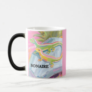 Bonaire zweepstaart hagedis magische mok