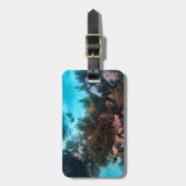 Bonairererereef gepersonaliseerd bagagelabel (Voorkant verticaal)