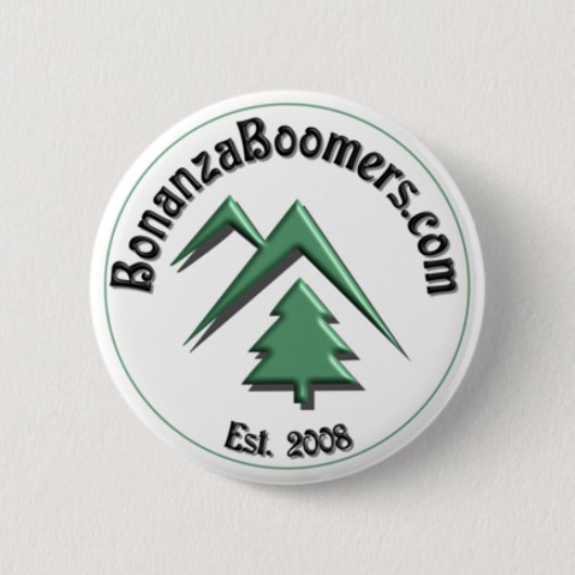 Bonanza Boomers Pin Ronde Button 5,7 Cm (Voorkant)