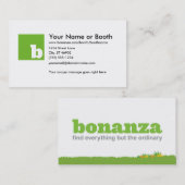 Bonanza Grass Bottom Visitekaartje (Voorkant / Achterkant)