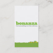 Bonanza Vertical Grassy Visitekaartje (Achterkant)