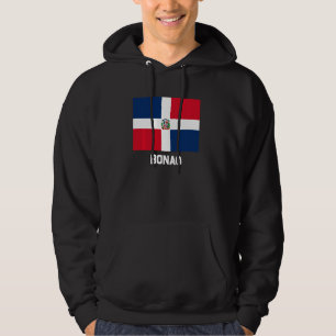 Bonao Dominicaanse Republiek Vlag Emblem Escudo Cr Hoodie