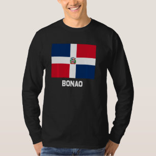 Bonao Dominicaanse Republiek Vlag Emblem Escudo Cr T-shirt