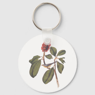 Bonaparte Flycatcher Canada Warbler Audubon Bird Sleutelhanger