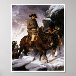 Bonaparte leidde zijn leger door de Alpen Poster