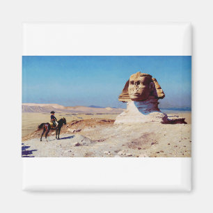Bonaparte voor de Sfinx door Jean-Leon Gerome Magneet