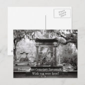 Bonaventure Cemetery Savannah Briefkaart (Voorkant / Achterkant)