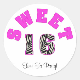 Bonbon 16, heure de party ! Autocollants