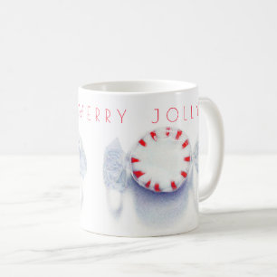 BONBON À LA MENTHE "JOYEUX ET GAI" Mug Blanc